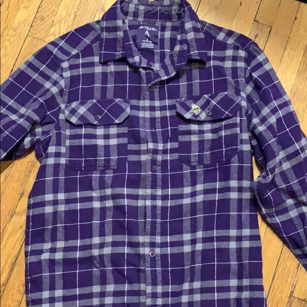 Men’s small Minnesota Vikings flannel